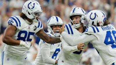 Shane Steichen - Colts' Spencer Shrader nails winning FG after Broncos penalty - ESPN - espn.com - county Tucker