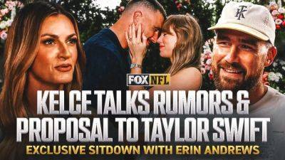 Roger Goodell - Taylor Swift - Travis Kelce Details Proposal to Taylor Swift: 'Palms Were Definitely Sweating' - foxnews.com - Britain - county Travis
