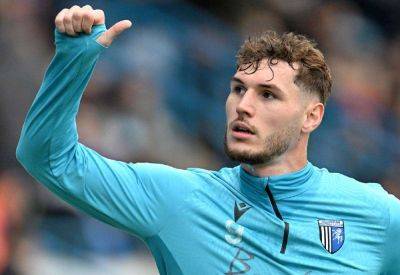 Josh Andrews scored Gillingham’s winner against Notts County on Saturday – He’s getting plenty of support from summer recruit Sam Vokes