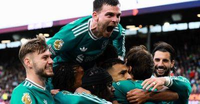 Alexander Isak - Arne Slot - Hannibal Mejbri - Andy Cole - International - Lesley Ugochukwu - Mohamed Salah’s last-gasp penalty earns Liverpool win over battling Burnley - breakingnews.ie - Britain - Sweden
