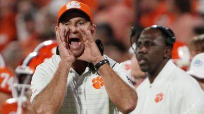 Dabo Swinney - Cade Klubnik - Clemson coach Dabo Swinney defends program after slow start - ESPN - espn.com - Georgia
