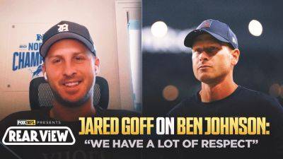 Jared Goff - Jared Goff Shuts Down Idea Lions Hold Animosity Toward Ben Johnson - foxnews.com - county Johnson
