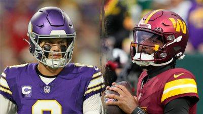 Dan Quinn - Jayden Daniels - J.J.Maccarthy - Expert details how latest injuries to Jayden Daniels, JJ McCarthy could hamper their abilities - foxnews.com - Washington - New York - county Eagle - state Minnesota - state Wisconsin - county Green - county Bay