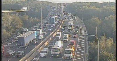 M60 live updates as two incidents cause long traffic delays on three Greater Manchester motorways