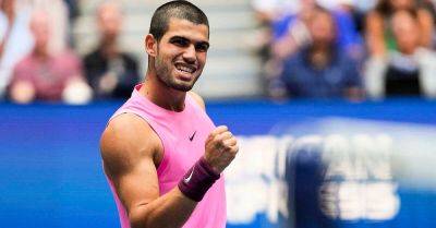 Carlos Alcaraz - Jannik Sinner - Carlos Alcaraz confidently sees off Jiri Lehecka to reach US Open semi-finals - breakingnews.ie - Serbia - Usa - Australia - Czech Republic - county Miami - county Arthur - county Ashe