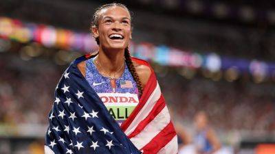 Hall joins Joyner-Kersee as U.S. heptathlon world champion - ESPN