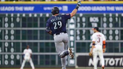 Roger Maris - Ken Griffey-Junior - Eugenio Suarez - Cal Raleigh - Raleigh eclipses Griffey Jr. with latest record-breaking HR - ESPN - espn.com