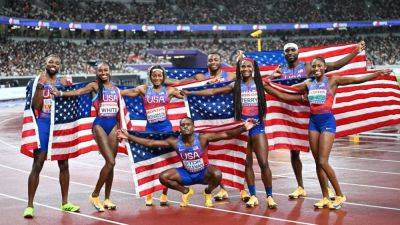 Sha'Carri Richardson, Noah Lyles help U.S. sweep 4x100 relays - ESPN