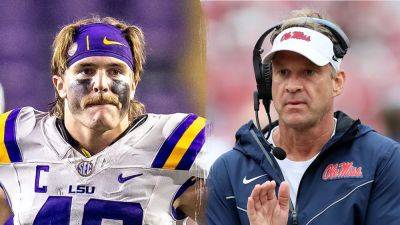 Clay Travis - Ole Miss - Lane Kiffin - Gerald Herbert - Ole Miss coach Lane Kiffin gives hilarious response to daughter's relationship with LSU star days before game - foxnews.com - county Wilson - state Texas - county Dallas - state Mississippi - state Louisiana - county Oxford