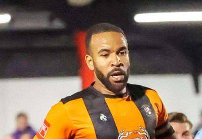 Local lad Finley Marjoram, 19, nets on Folkestone Invicta debut in 3-2 Isthmian Premier victory at Burgess Hill Town as defender leaves Crystal Palace