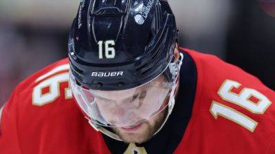Matthew Tkachuk - Stanley Cup - Aleksander Barkov - Paul Maurice - Panthers captain Aleksander Barkov (leg) needs help leaving ice - ESPN - espn.com - county Lauderdale