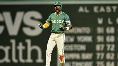 Red Sox - Red Sox clinch first playoff berth since 2021 on walk-off - ESPN - espn.com - Usa - county Cleveland - Houston