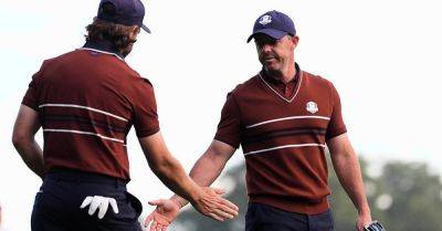 Rory McIlroy and Tommy Fleetwood lead European charge once more at Ryder Cup