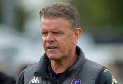 Matthew Panting - Tommy Warrilow - Faversham Town manager Tommy Warrilow fears the worst after Frannie Collin is injured during FA Cup third qualifying round defeat at Ebbsfleet United - kentonline.co.uk