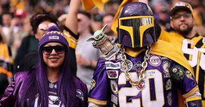 In pictures: NFL fans and famous faces arrive at Croke Park