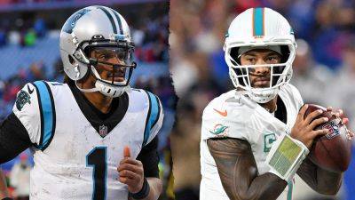 Mike Macdaniel - Cam Newton - Colin Cowherd - Cam Newton fires back at Tua Tagovailoa with 'Anybody can go 0-3' response in war of words - foxnews.com - county Miami - county Newton