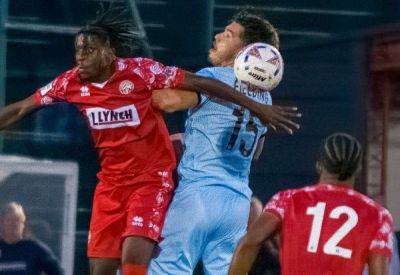 Ebbsfleet United manager Josh Wright reacts to goalless draw at Hemel Hempstead in National League South