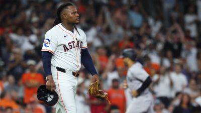 Trent Grisham - Apologetic Valdez -- Pitch that hit Astros' Salazar unintentional - ESPN - espn.com - Spain - New York