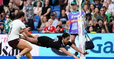 Eve Higgins - Braxton Sorensen-McGee scores hat-trick as World Cup holders NZ thrash Ireland - breakingnews.ie - Canada - Ireland - New Zealand - county Scott