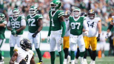 Mike Evans - Robert Saleh - Aaron Glenn - Jets' Sauce Gardner 'outstanding' in shadowing Metcalf, Glenn says - ESPN - espn.com - New York - state New Jersey - county Chase - county Park
