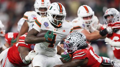 Joel Klatt - Dante Moore - Miami upsets Ohio State for shocking CFP win, ends Buckeyes' back-to-back national title hopes - foxnews.com - state Oregon - state Texas - county Arlington - state Alabama - state Ohio - county Cotton - county Moore