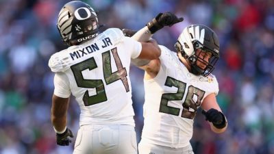 Dante Moore - Oregon defense stifles Texas Tech as Ducks reach CFP semifinals - ESPN - espn.com - county Miami - state Oregon - state Indiana - county Boise - state Texas - state Alabama - county Garden