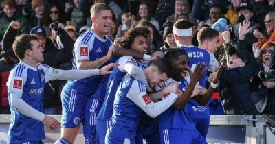 Marc Guehi - Adam Wharton - BREAKING: Macclesfield stun Crystal Palace in incredible FA Cup upset - manchestereveningnews.co.uk