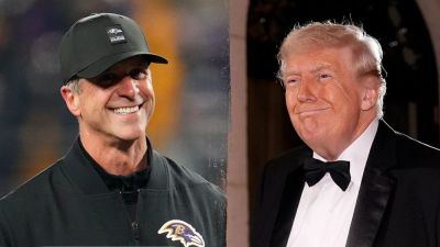 Gene J.Puskar - Donald Trump - John Harbaugh - Alex Brandon - Trump urges John Harbaugh to take the Giants head coaching job following stunning Ravens firing - foxnews.com - New York - state Pennsylvania - county Palm Beach