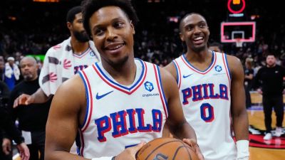 Tyrese Maxey - Kyle Lowry - Nick Nurse - Former Raptors star Kyle Lowry lauded in Toronto as 76ers win - ESPN - espn.com