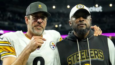Aaron Rodgers - Mike Tomlin - Pittsburgh Steelers - Nic Antaya - Matt Lafleur - Bay - Ford Field - Colin Cowherd - Steelers' Aaron Rodgers walks out of press conference after defending Mike Tomlin from criticism - foxnews.com - state Michigan