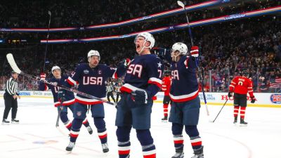 Cale Makar - Nathan Mackinnon - Connor Macdavid - Quinn Hughes - U.S. men's hockey thinking 'gold or bust' to end 46-year wait - ESPN - espn.com - Italy - Usa - Canada