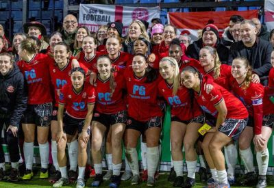 Manager Keith Boanas looks ahead to Chatham Town’s game against York City Ladies at the Bauvill Stadium in the Women’s FA Cup fourth round