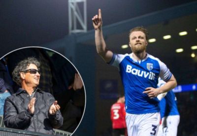 Gillingham defender Max Clark glad to have chairman Brad Galinson back in the building as they prepare to face Newport County at Priestfield