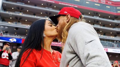 George Kittle - George Kittle's wife shares live reaction to husband's Achilles injury: 'Doesn't make any f---ing sense' - foxnews.com - San Francisco - Los Angeles - state California - county Brooke - county Santa Clara - Instagram