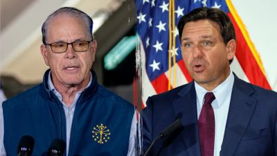 Ron Desantis - Governors Braun, DeSantis place 'friendly wager' for National Championship between Miami and Indiana - foxnews.com - state Indiana - county Lake - county Palm Beach - county Worth - county Dubois