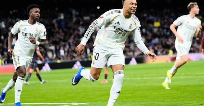 Kylian Mbappe scores penalty as crisis-hit Real Madrid beat Levante