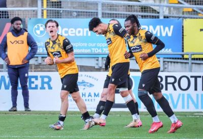 Maidstone United manager George Elokobi’s verdict on dramatic 1-1 National League South draw at Torquay United as three players see red