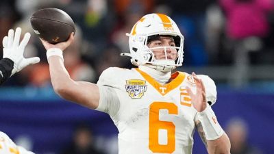 Nico Iamaleava - Tennessee QB Joey Aguilar undergoes surgery to remove benign tumor from throwing arm: report - foxnews.com - Usa - state Tennessee - state Illinois - state Appalachian