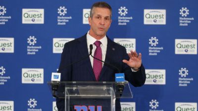 John Harbaugh says Giants' power structure being 'overblown' - ESPN