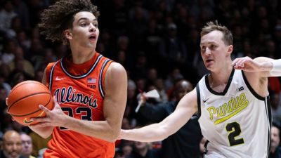 Keaton Wagler's 46 points fuels Illinois' upset of Purdue - ESPN - espn.com - state Indiana - state Illinois - county Lafayette