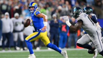 Sean Macvay - Sam Darnold - Eric Moody - Seth Walder - Blake Corum - Matt Bowen - Williams - Liz Loza - NFC championship betting: Odds, picks, DFS plays for Rams-Seahawks - ESPN - espn.com - Los Angeles