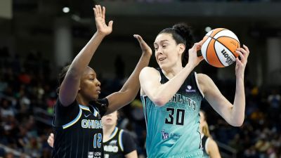 Breanna Stewart - Megan Briggs - WNBA star Breanna Stewart calls to 'abolish ICE' before Unrivaled game - foxnews.com - New York - state Minnesota