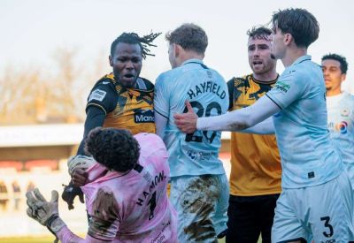 Maidstone United defender David Sesay preserves ever-present record after successful appeal against red card in draw at Torquay