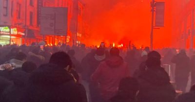 LIVE updates as Galatasaray fans bring Manchester city centre to a standstill ahead of Champion's League clash