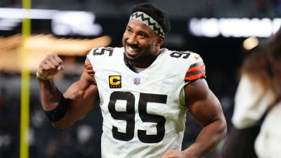 Michael Strahan - Myles Garrett - Myles Garrett leads NFL's all-time single-season sack list - ESPN - espn.com - county Brown - county Cleveland - county White - county Taylor - county Lawrence