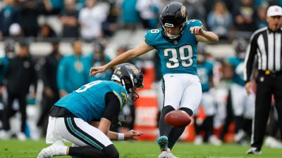 Phelan M.Ebenhack - Justin Tucker - Jaguars’ Cam Little, who kicked longest NFL field goal earlier this season, knocks down 67-yarder - foxnews.com - state Tennessee - county Bay