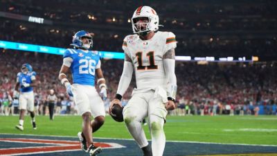 Miami outlasts Ole Miss at Fiesta Bowl, wins CFP classic - ESPN