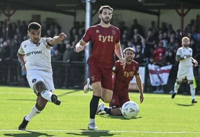 Hampton & Richmond Borough 0 Ebbsfleet United 2 match report: Substitutes Ben Chapman and Finlay Barnes score in National League South win