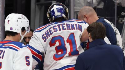 Rangers' Igor Shesterkin out for season with right knee injury - ESPN