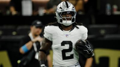 Raiders RB Ashton Jeanty active against Patriots - ESPN